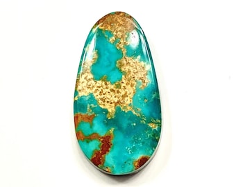 Lone Mountain Turquoise Natural Gem Spiderweb Cabochon 7.4 CTS - Etsy