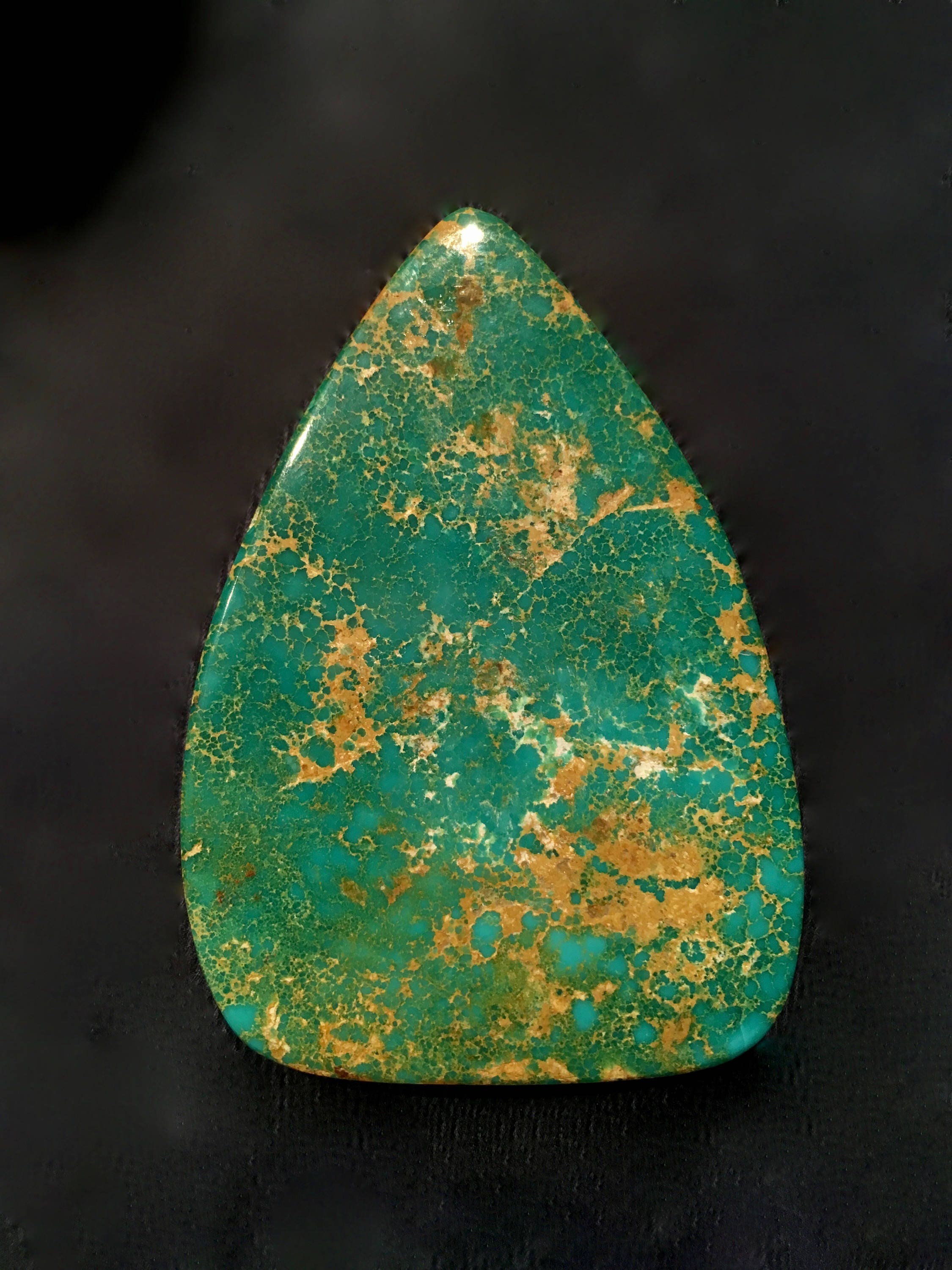 Battle Mountain Blue Gem Turquoise Large Aqua Blue Green Natural High ...