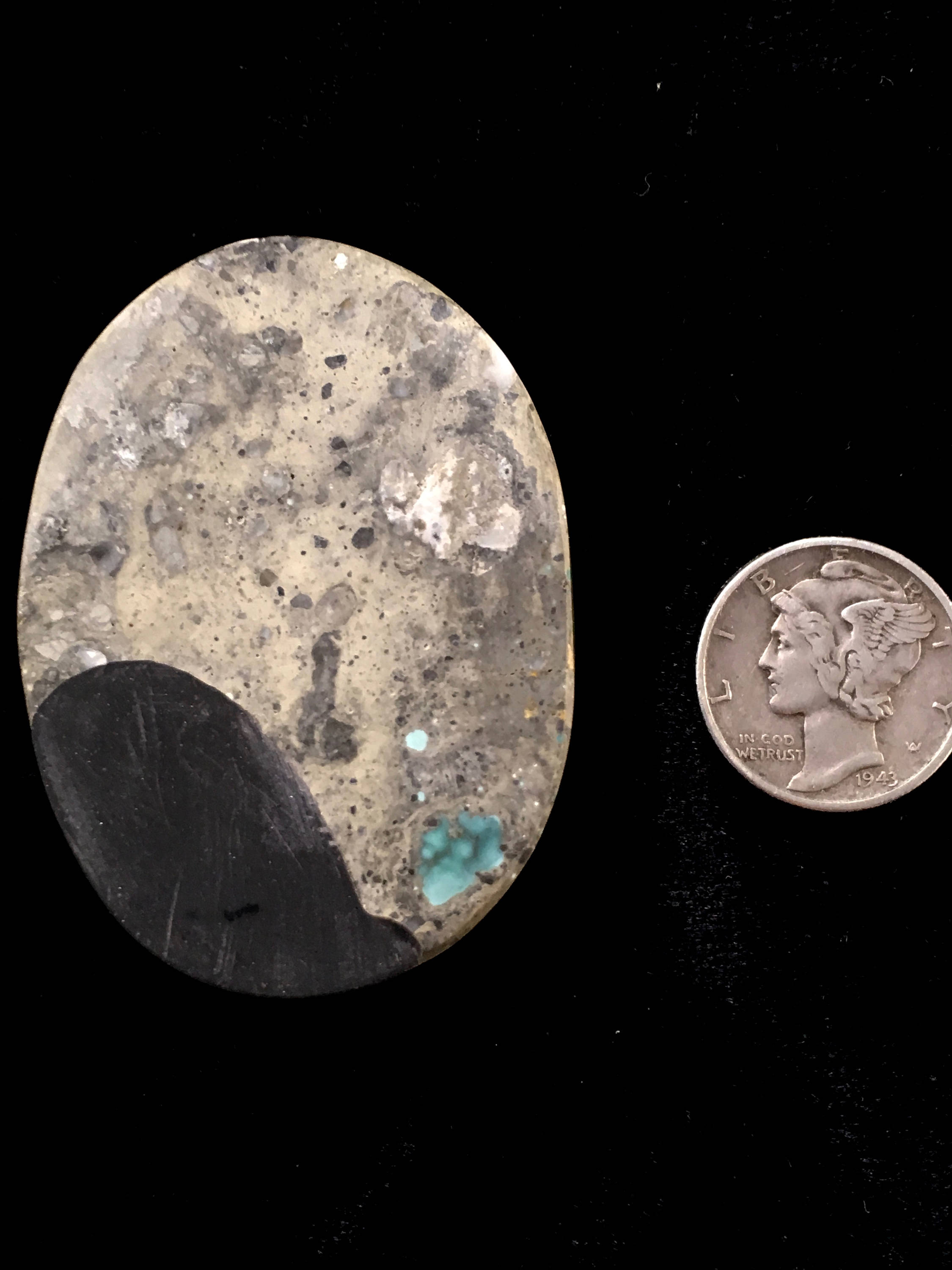 Damele Turquoise Natural Gem High Grade Gem Cabochon