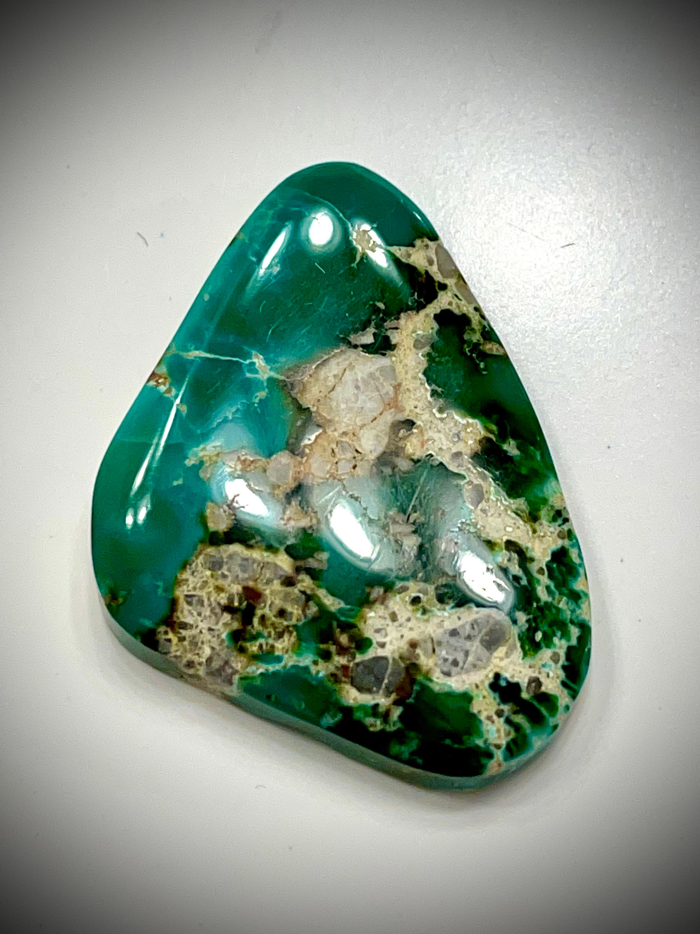 Fox Turquoise Natural Cab Rare Gem Blue Green Stone Cabochon 20 CT