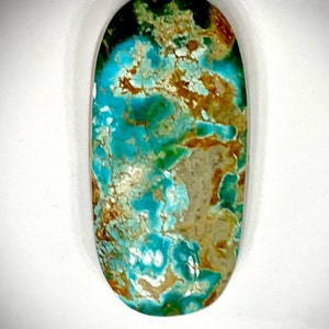 Royston Turquoise Oscar Wehrend Natural Blue & Green Gem High Grade Cabochon 19.4 CTS