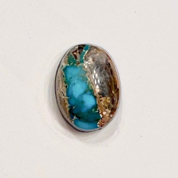 Bisbee Turquoise Natural Gem Blue Spiderweb Vein Cabochon 4.5 Ct.