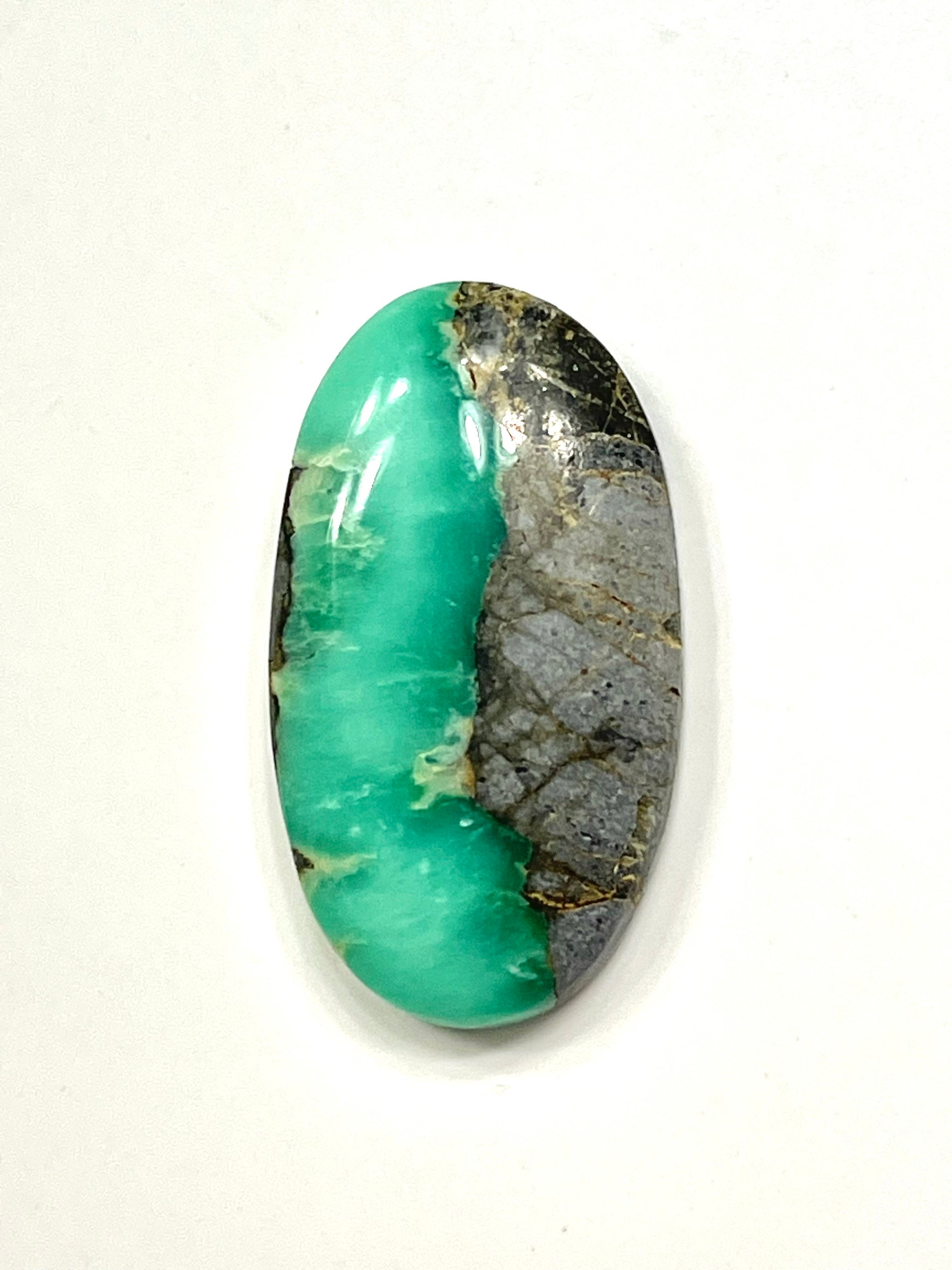 Damele Turquoise Natural Gem High Grade Gem Cabochon Variscite