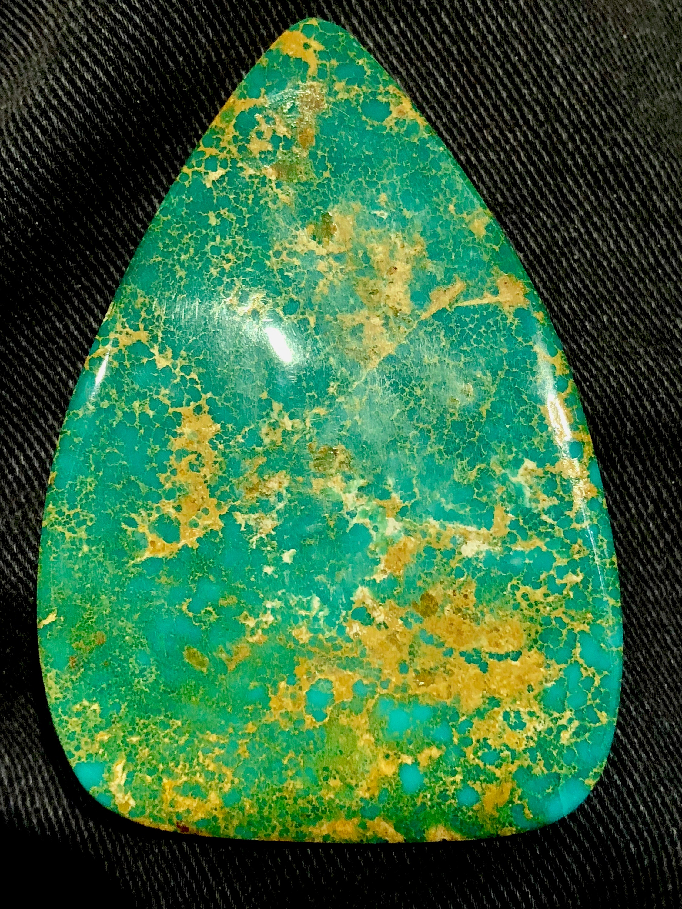 Battle Mountain Blue Gem Turquoise Large Aqua Blue Green Etsy