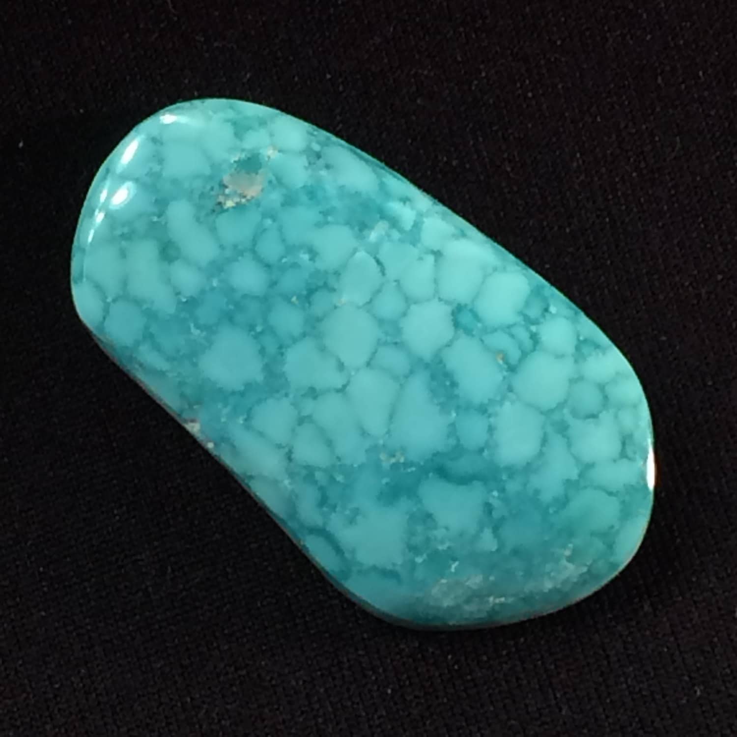 Number 8 Turquoise Large Natural Gem High Grade Blue Webbed