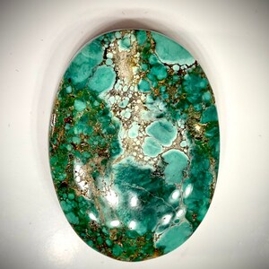 Number 8 Turquoise Large Natural Gem High Grade #8 Cabochon