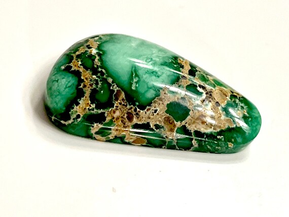 Damele Turquoise Natural Gem High Grade Gem Spiderweb Cabochon