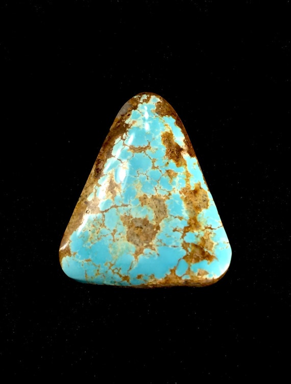 Number 8 Turquoise Large Natural Gem High Grade #8 Cabochon