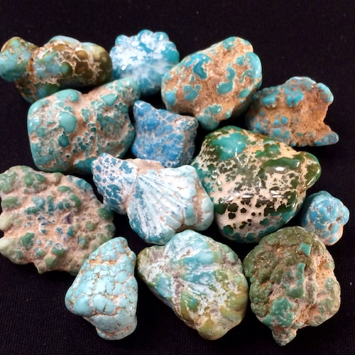 Number 8 Turquoise Large Natural Gem High Grade #8 Cabochon