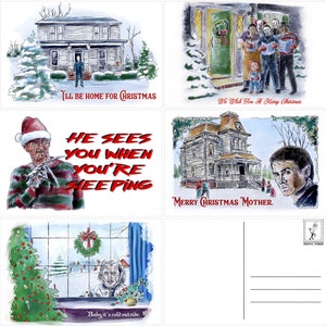 Holiday Horror Postcards