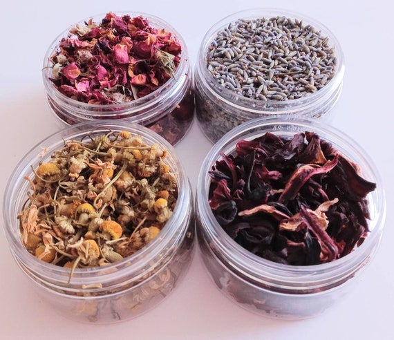 Red Rose Buds & Petals | Organic | Dried Herbs | Dried Red Rose Petals |  Herbalism | Rose Water | Aromatherapy | Altar Supply | Herbal Teas