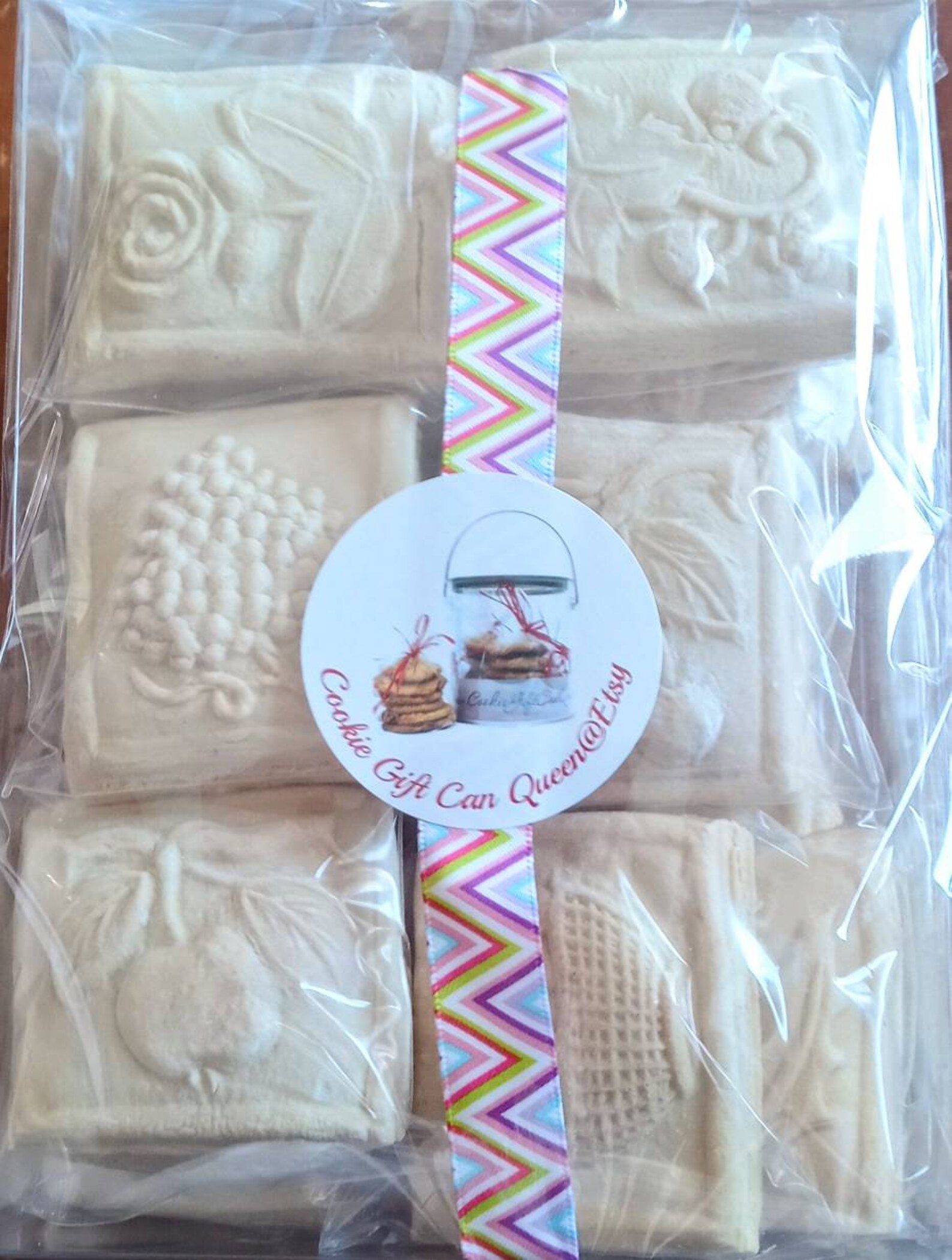 One Dozen Springerle Cookies Teacakes/ Christmas Cookies/Tea Biscuits- available in 5 flavors