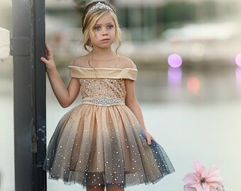 little girl sparkly dresses