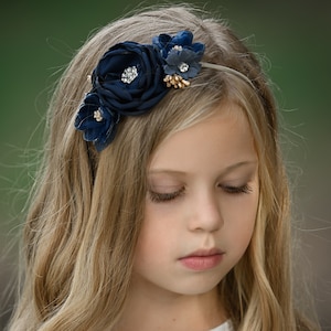 Baby headbands,Baby girl headband, floral nylon headband, flower crown headband, nylon headbands,Newborn headband, Infant Headband,Hair bows