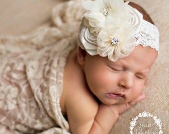 Religious Headband Baptism Headband Christening Headband