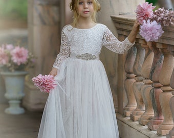next girls white dresses