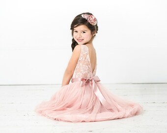 dress girl pink