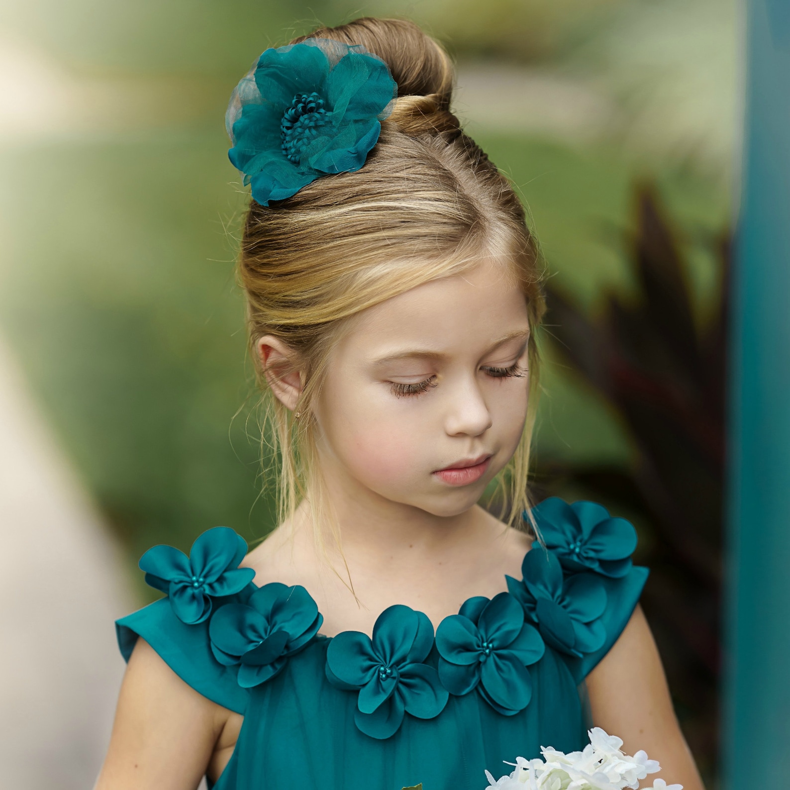 Flower Hair Bow Boutique Hair Clip Bow Rustic Headband Etsy