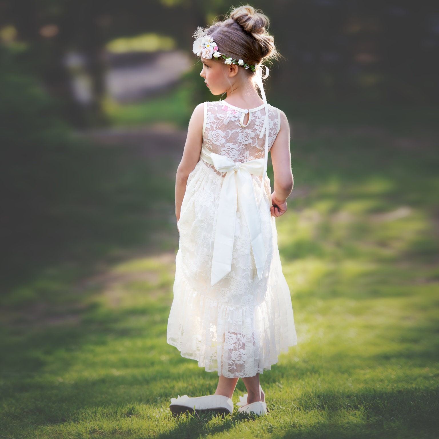 Ivory easter dresses deals