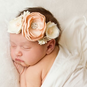 baby headband velvet bow newborn girl big hair bows red turban christmas infant toddler jersey gift cream patterened hairbands hairbows soft shower outfit headwrap box knotted knot band hairband hairwrap  ribbed christening white baptism flower pink