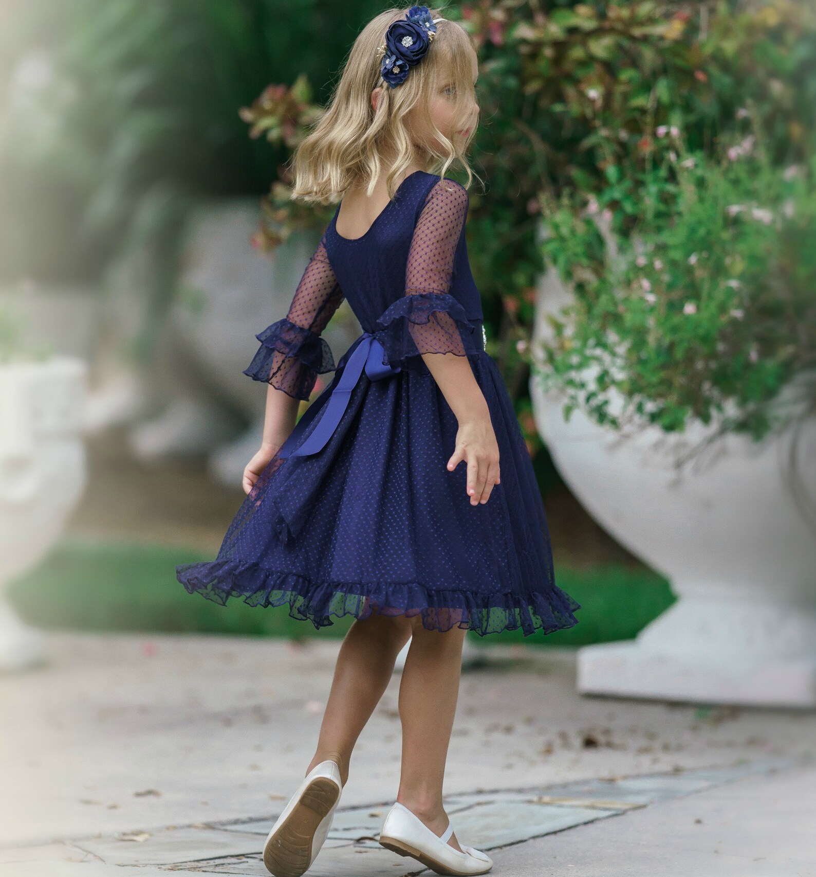 Navy Blue Flower Girl Dress Flower Girl Dresses Rustic Etsy Canada