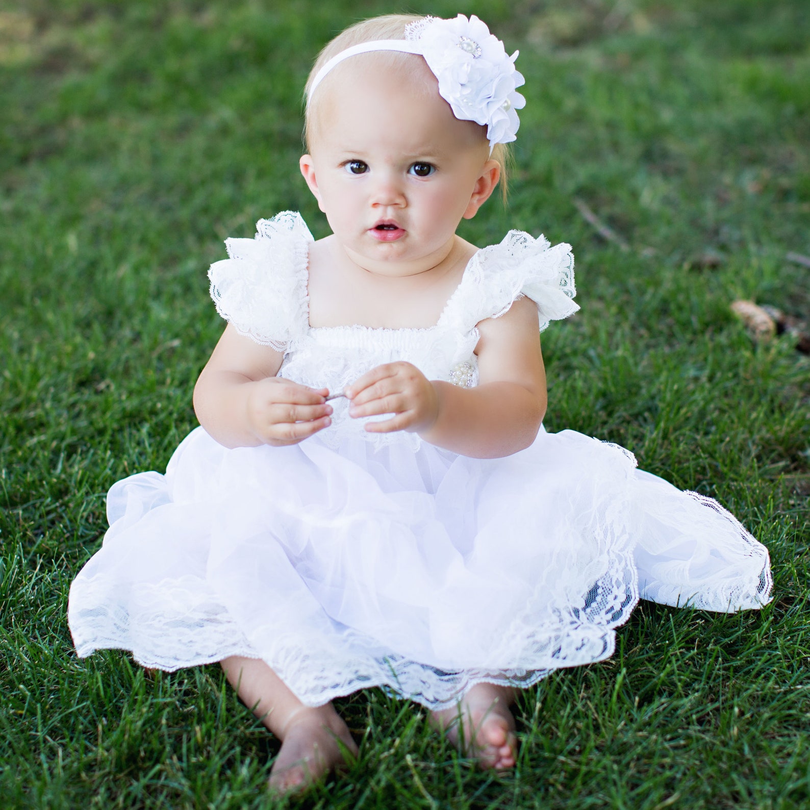 Baptism Dresschristening Dress Newborn White Dress Newborn Etsy