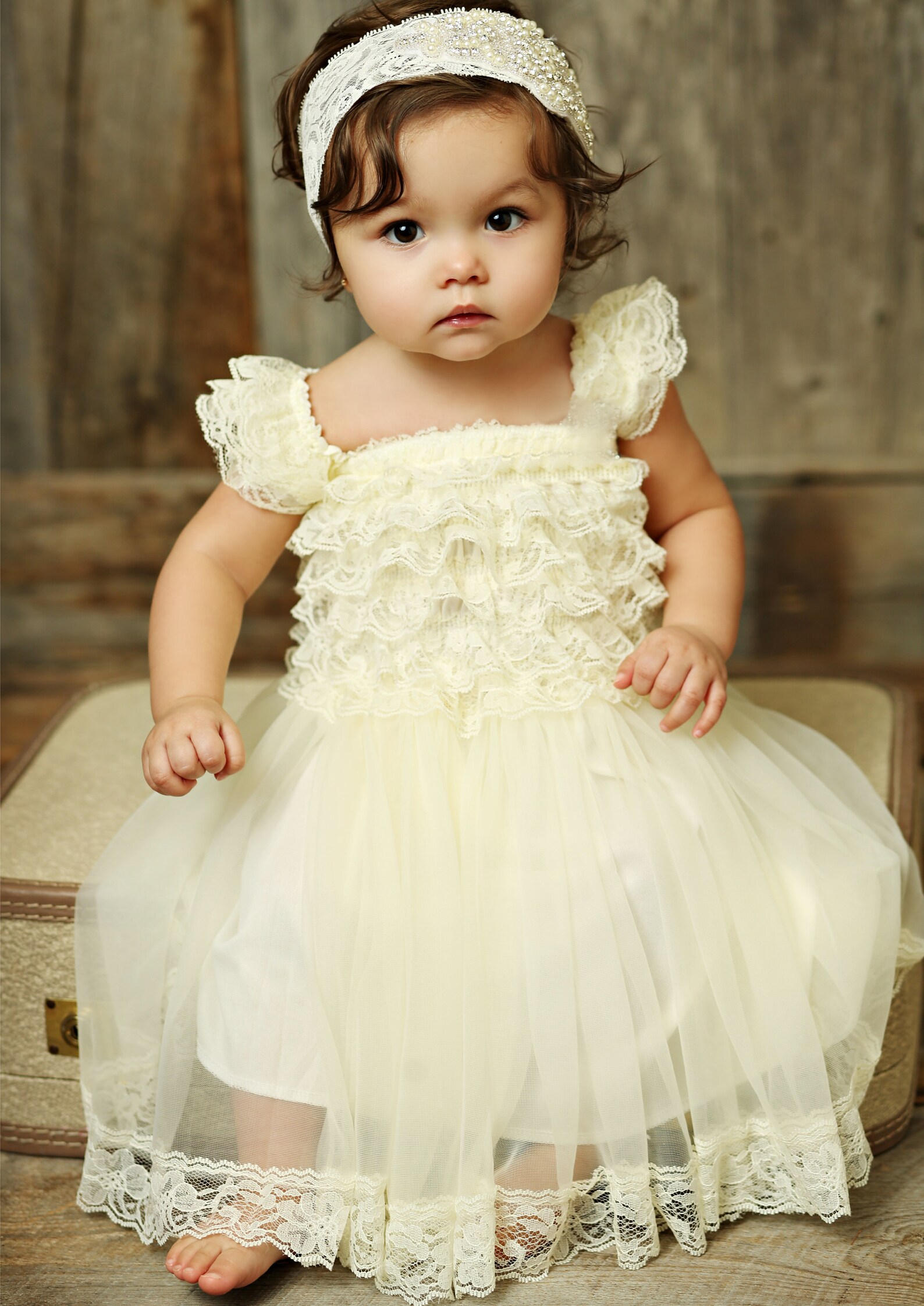 Baptism DressChristening dress Newborn white dress Newborn Etsy