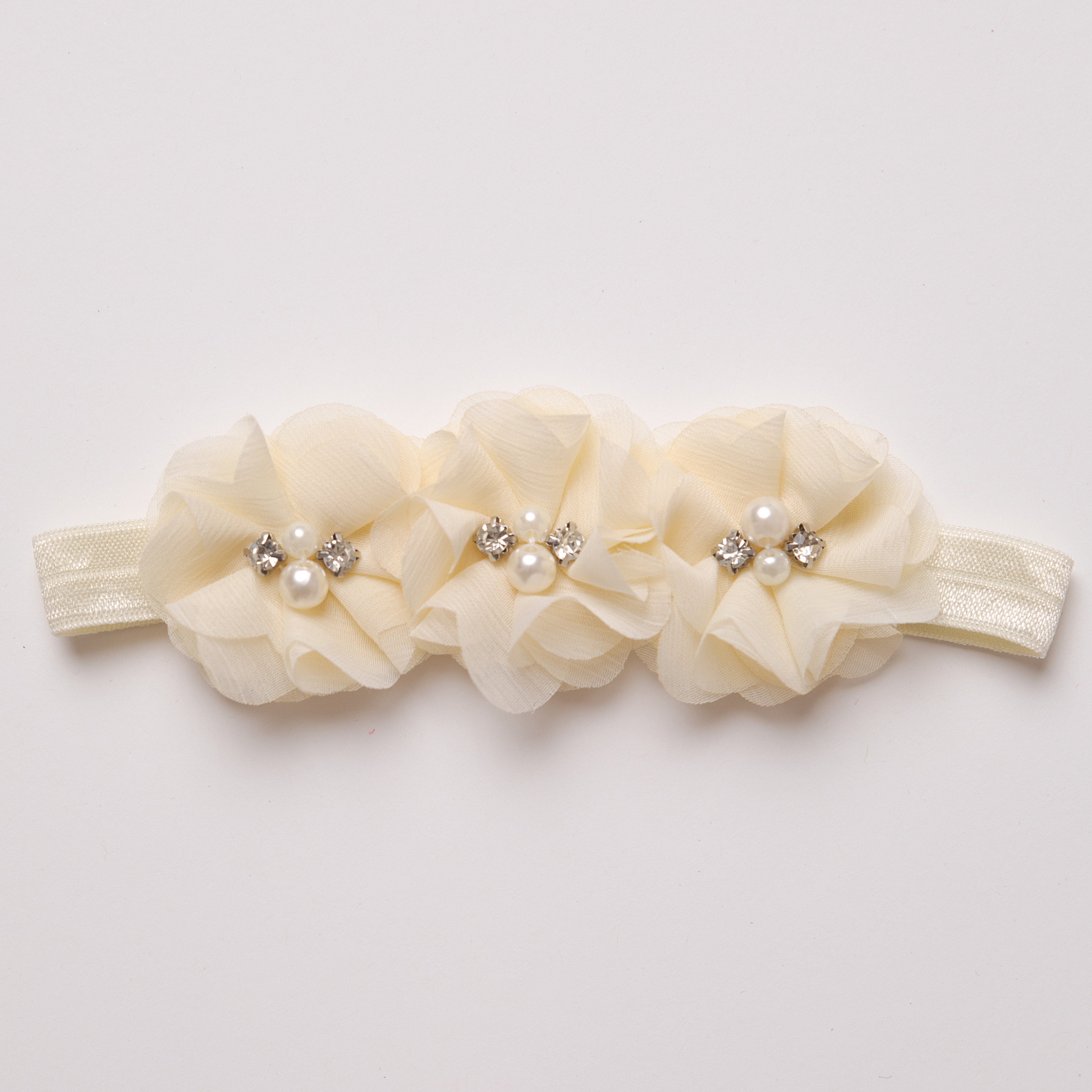 ?@mrssedillo baby white headband FREE gift!!! Ivory Headband, Headband ,baby Girl Headband,newborn  main image 2