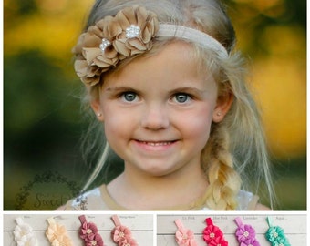 Baby Headbands,newborn headband,Baby Headband,Infant Headband, Baby Hair Bows, flower headband, Girls headband, Flower girl headband.