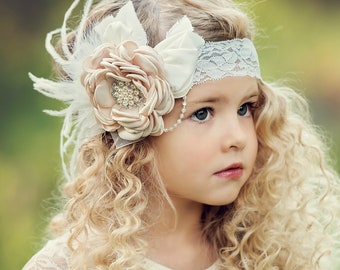 Big floral headbands deals