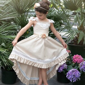 Flower Girl Dress Flower Girl Dresses Cream Lace Dress Lace - Etsy