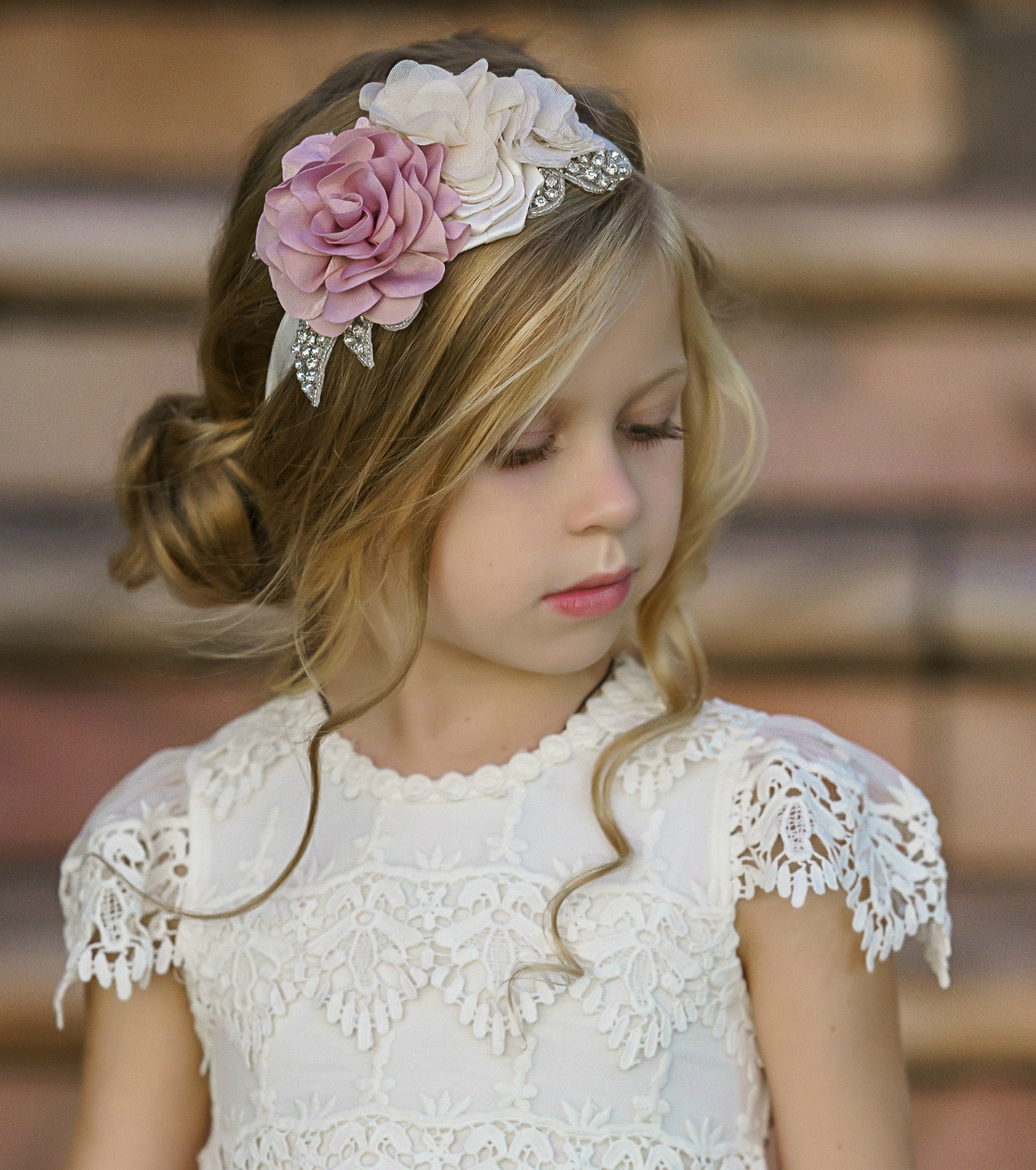 Diadema de flores para bebe niña ZOYSAN modelo 13417