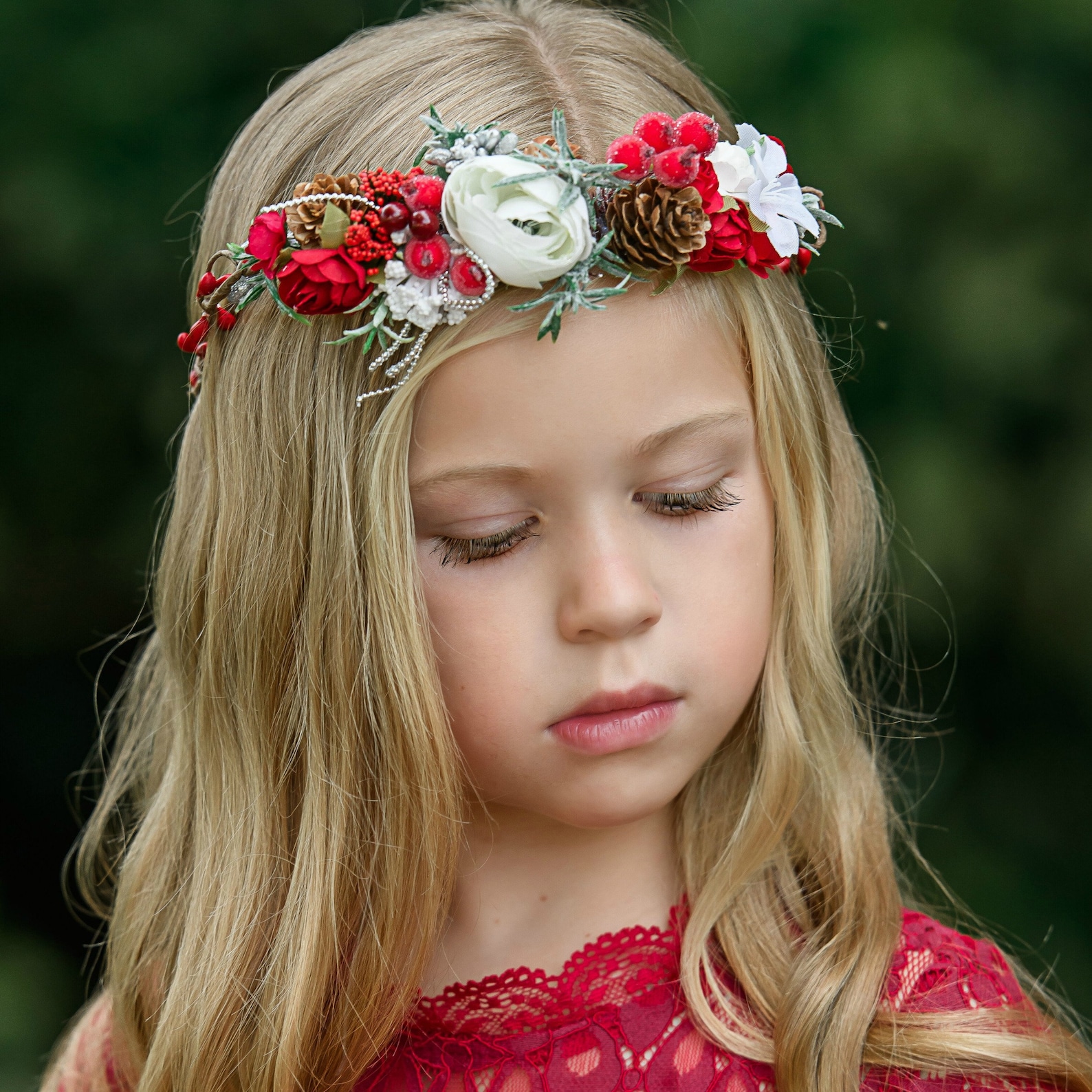 SALE Lace Flower Girl Dress Burgundy Lace Flower Girl Dress Etsy