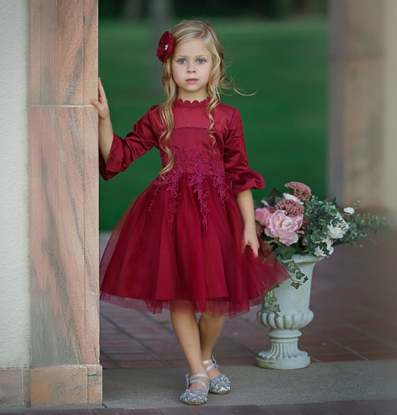 red christmas dresses for toddlers