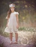 Ivory lace dress,Baptism girl,rustic flower girl dress  girls lace dress,Ivory lace dress,christening dress,flower girl dress,baby dress 161 