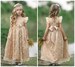 Lace flower girl dress,flower girl dresses, Lace baby dress,rustic girl dress,country flower girl, champagne dress, junior bridesmaids 167 