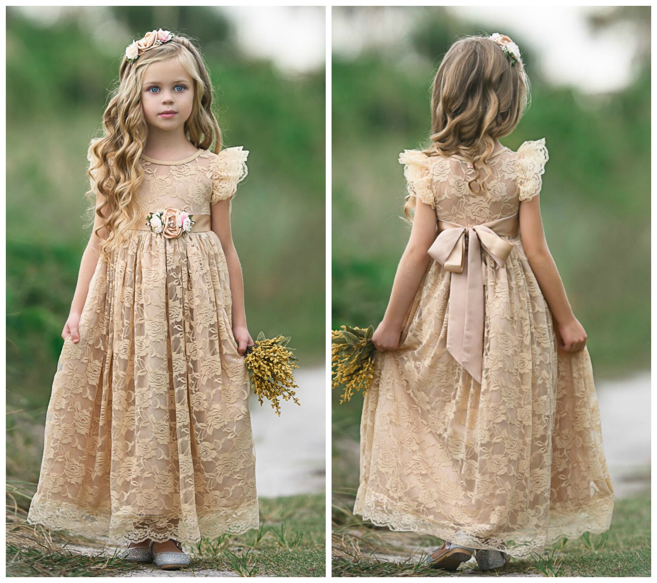 Lace Flower Girl Dressflower Girl ...