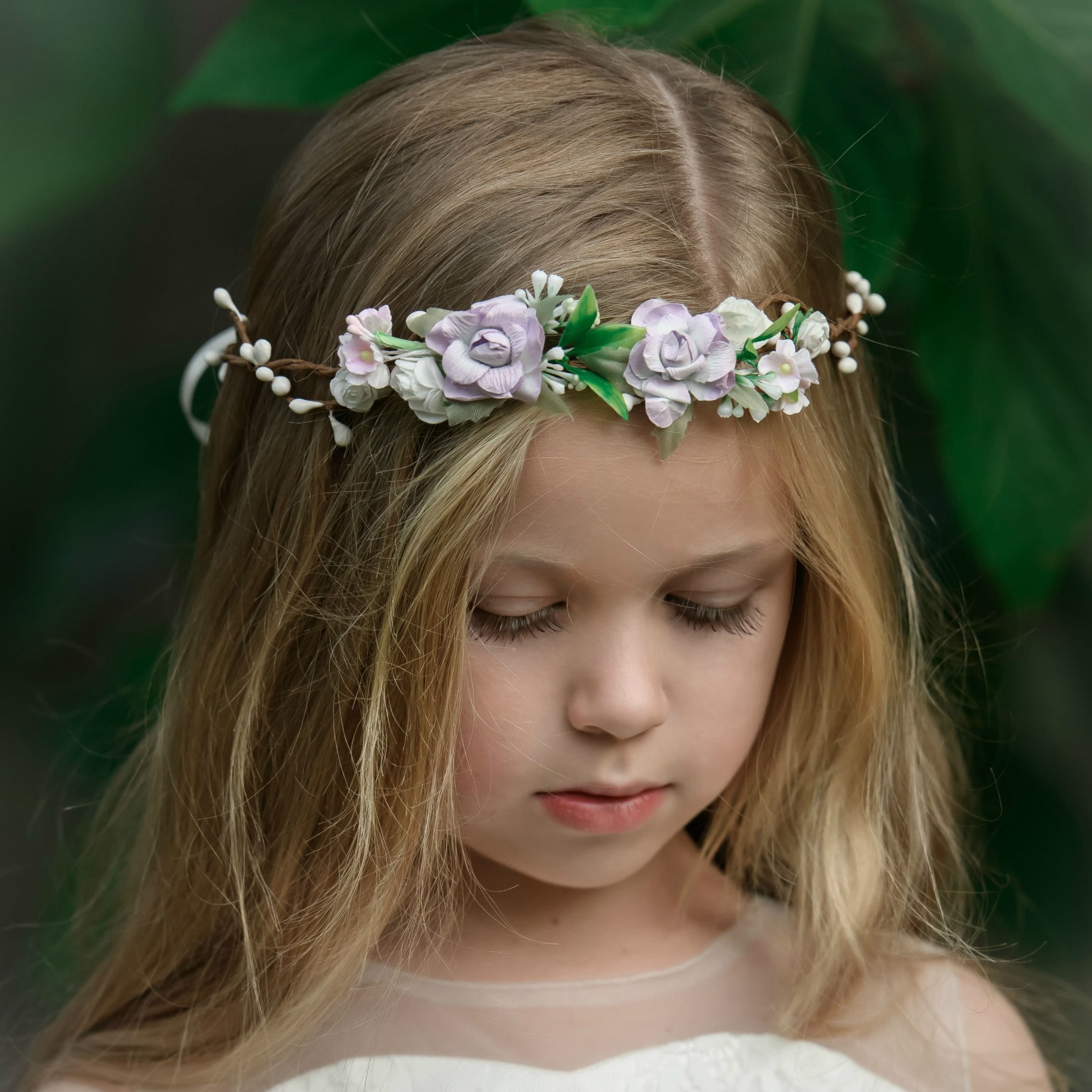Real on sale flowers tiara