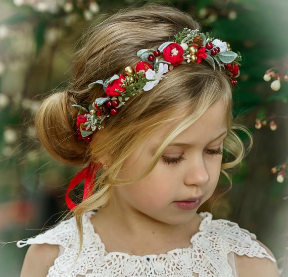 Spring Flower Girl Crown, Flower Hair Wreath, Wedding Flower Crown, Floral  Crown, Flower Halo, Bohemian Wedding Flower Crown,flower Headband 