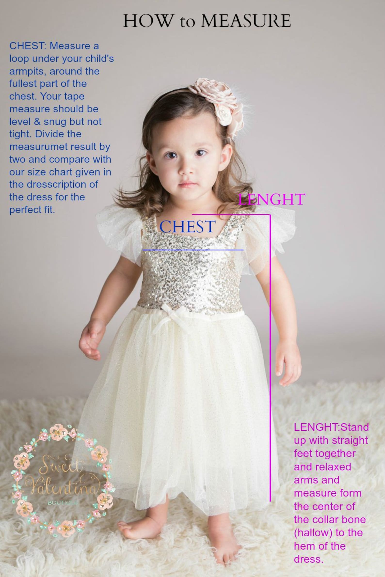 Big Girls Blue Floral Lace Easter Flower Girl Dress 7-10