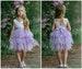Lavender Flower Girl Dress,Flower girl dresses,lace flower girl dress,tulle flower girl dress,Lilac flower girl dress,rustic flower girl 6 
