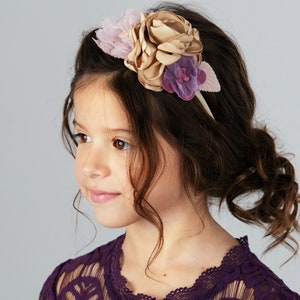 Baby headbands,Baby girl headband, floral nylon headband, flower crown headband, nylon headbands,Newborn headband, Infant Headband,Hair bows