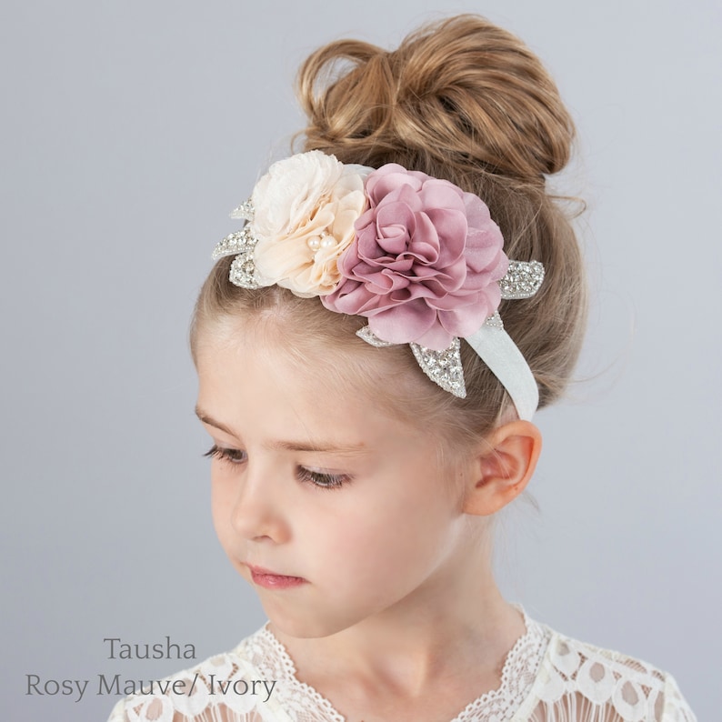 Baby Headbands Baby Girl Headband Flower Girl Headband Etsy