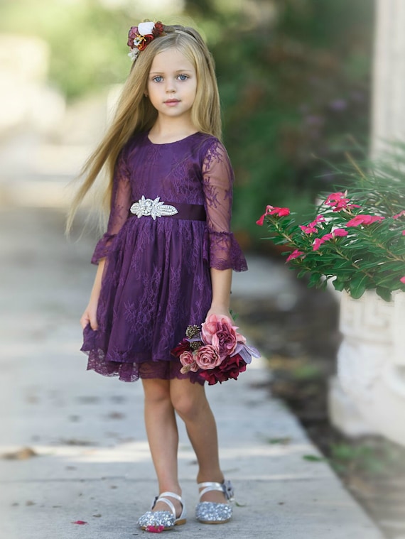 Mini Lace Twirl  Flower Girl Dress – Grace Loves Lace EU