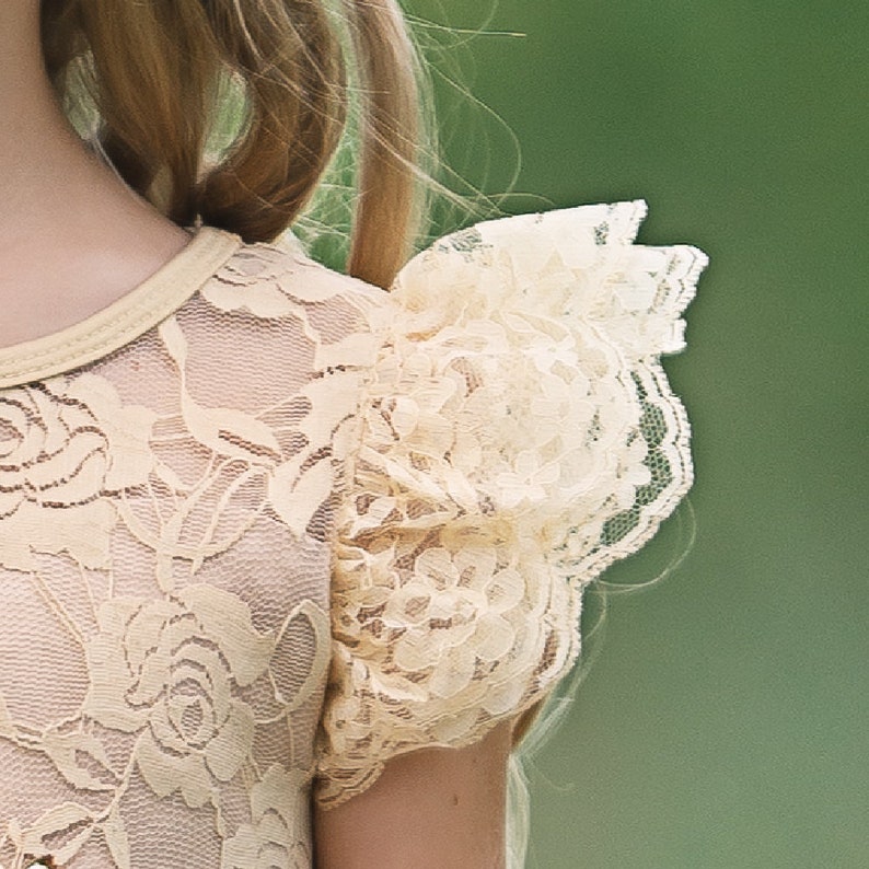 CLEARANCE Lace Flower Girl Dress, Baby Girl Dresses, Lace Baby Dress