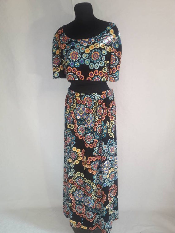 Vintage dress Year 70 Jeanne Lanvin
