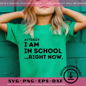 Na verdade, estou na escola... AGORA MESMO svg, Homeschool svg, Homeschool kid svg, Download digital, homeschool png, o mundo é minha sala de aula svg
