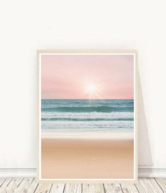 Download Strand sonnenuntergang wandkunst HD