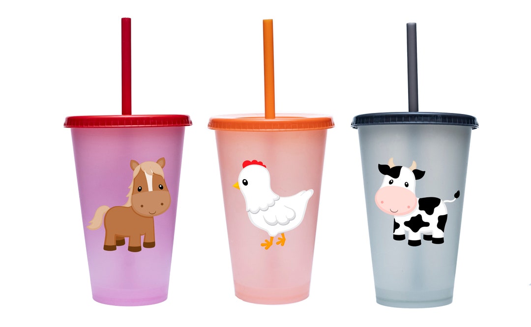 Farm Animal Color Change Cup Etsy