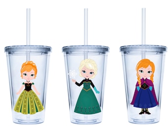Frozen 16 oz Tumbler Cup